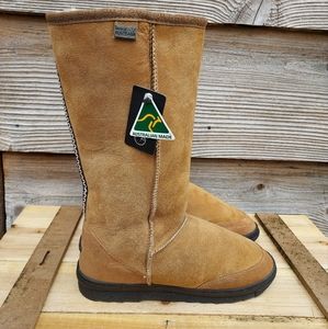 EMU boots mens size 8 womens size 9 platinum outback tall sherpa boot